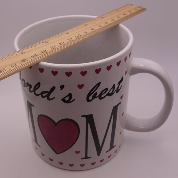 World's Best Mom Jumbo Ceramic Coffee Mug - Picture 3 of 16